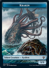 Wurm // Kraken Double-Sided Token [Commander 2021 Tokens] | Card Merchant Takapuna