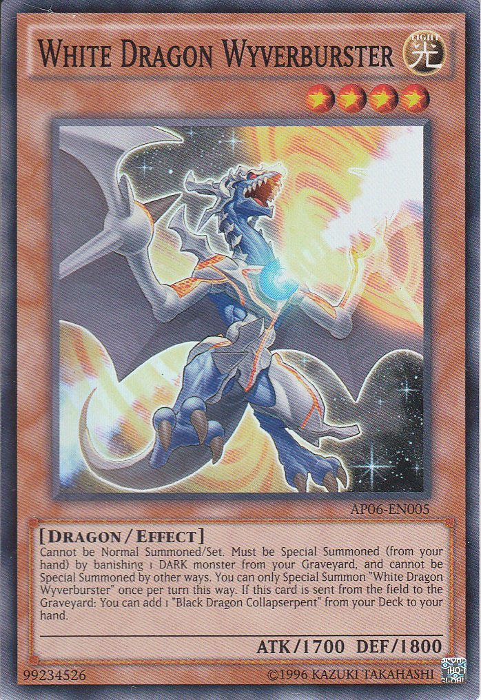 White Dragon Wyverburster [AP06-EN005] Super Rare | Card Merchant Takapuna