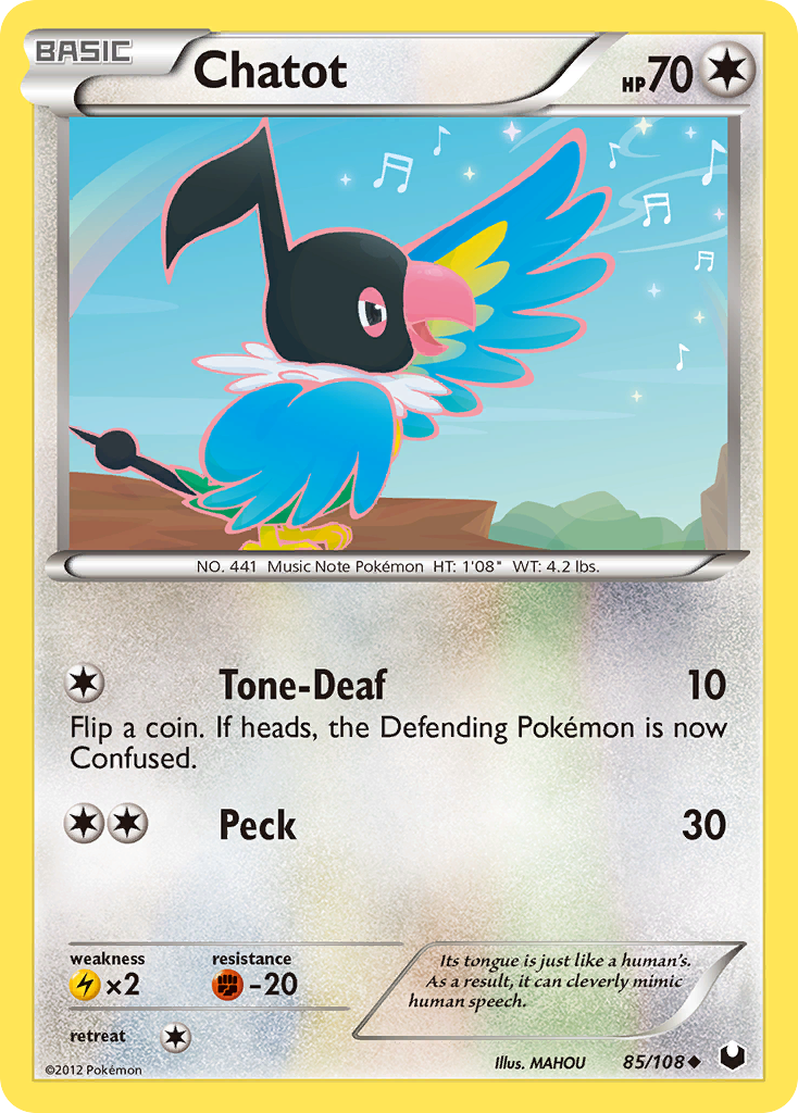 Chatot (85/108) [Black & White: Dark Explorers] | Card Merchant Takapuna