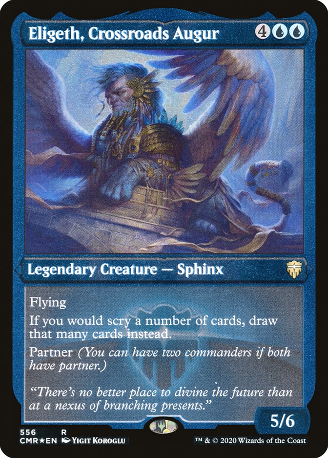 Eligeth, Crossroads Augur (Etched) [Commander Legends] | Card Merchant Takapuna