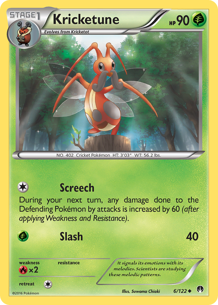 Kricketune (6/122) [XY: BREAKpoint] | Card Merchant Takapuna