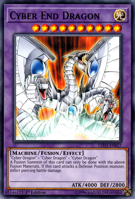 Cyber End Dragon [LED3-EN017] Common | Card Merchant Takapuna