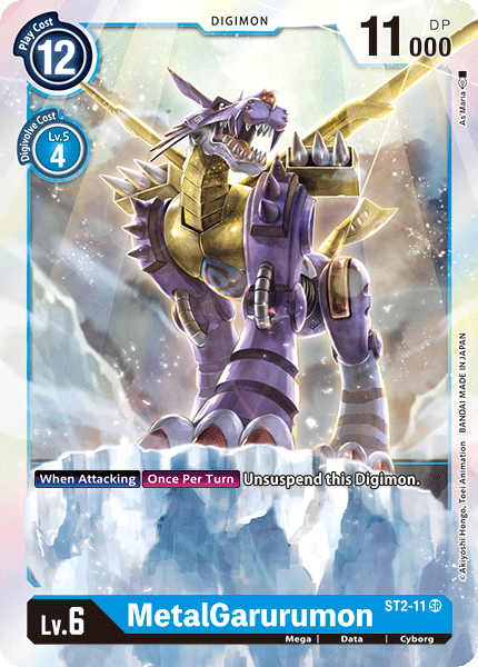 MetalGarurumon [ST2-11] [Starter Deck: Cocytus Blue] | Card Merchant Takapuna