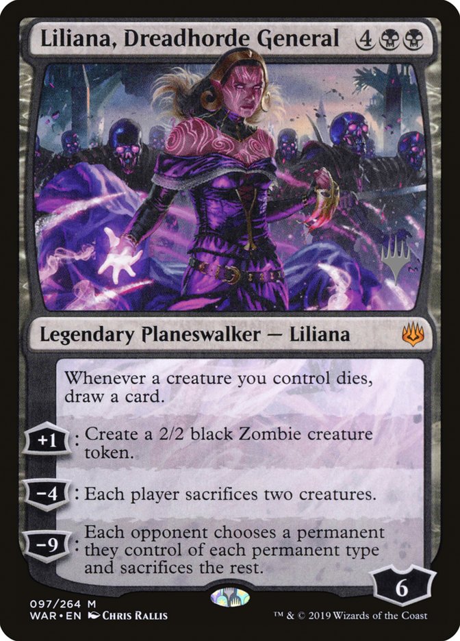 Liliana, Dreadhorde General (Promo Pack) [War of the Spark Promos] | Card Merchant Takapuna