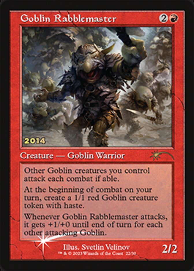 Goblin Rabblemaster [30th Anniversary Promos] | Card Merchant Takapuna