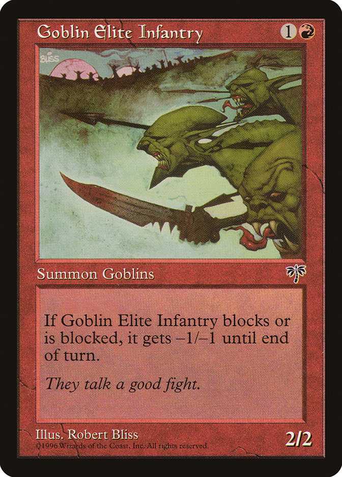 Goblin Elite Infantry [Mirage] | Card Merchant Takapuna