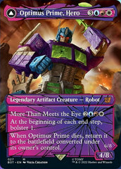 Optimus Prime, Hero // Optimus Prime, Autobot Leader (Shattered Glass) [Transformers] | Card Merchant Takapuna