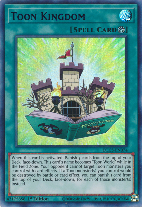 Toon Kingdom (Blue) [DLCS-EN074] Ultra Rare | Card Merchant Takapuna