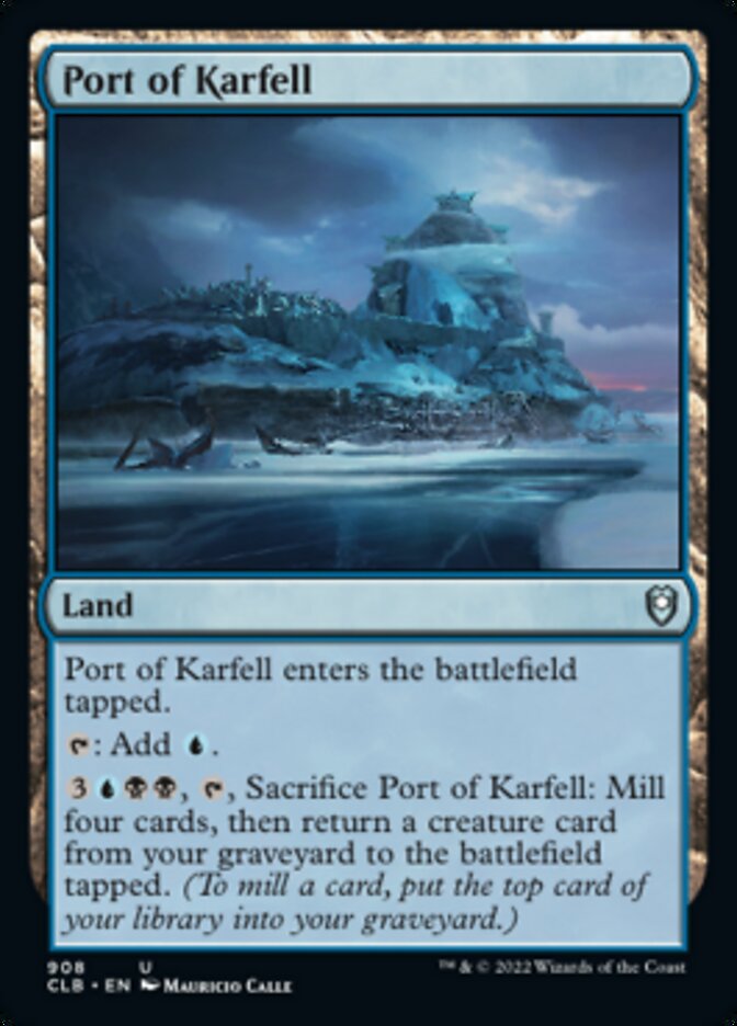 Port of Karfell [Commander Legends: Battle for Baldur's Gate] | Card Merchant Takapuna