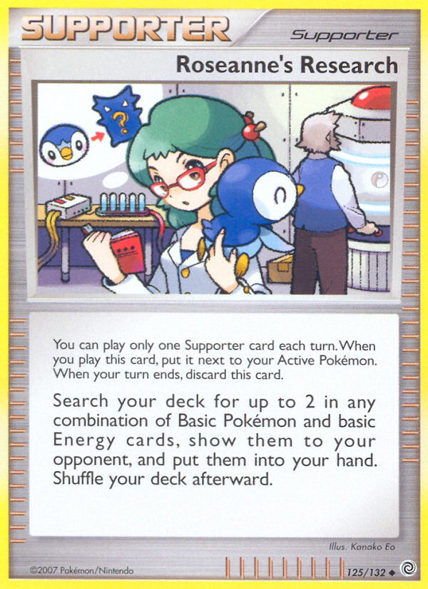 Roseanne's Research (125/132) [Diamond & Pearl: Secret Wonders] | Card Merchant Takapuna