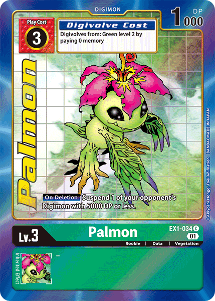 Palmon [EX1-034] (Alternate Art) [Classic Collection] | Card Merchant Takapuna