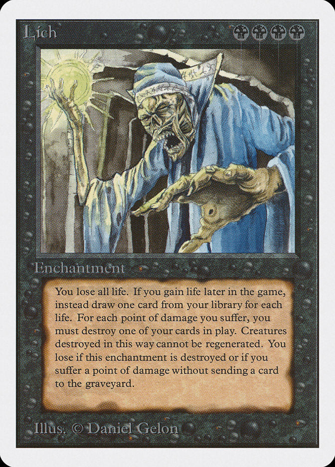 Lich [Unlimited Edition] | Card Merchant Takapuna