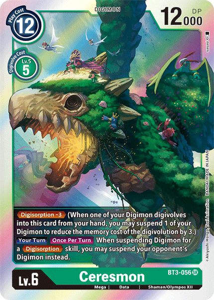 Ceresmon [BT3-056] [Release Special Booster Ver.1.5] | Card Merchant Takapuna