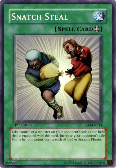 Snatch Steal [SD3-EN014] Common | Card Merchant Takapuna