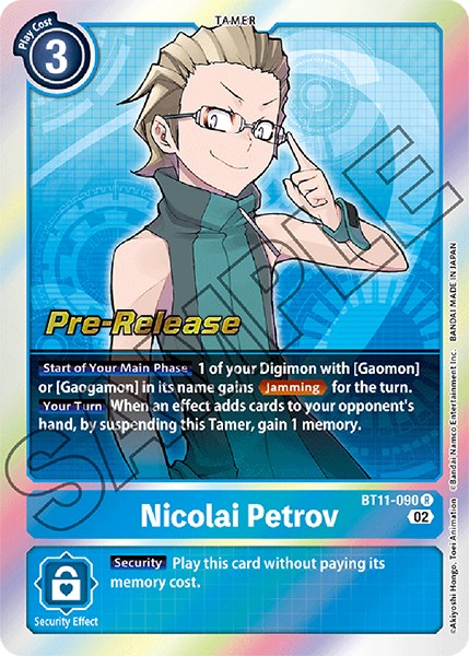 Nicolai Petrov [BT11-090] [Dimensional Phase Pre-Release Promos] | Card Merchant Takapuna