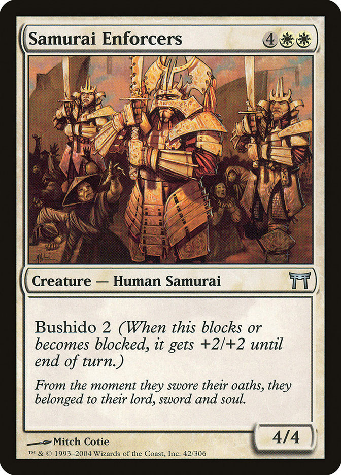 Samurai Enforcers [Champions of Kamigawa] | Card Merchant Takapuna