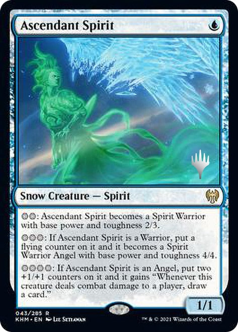 Ascendant Spirit (Promo Pack) [Kaldheim Promos] | Card Merchant Takapuna