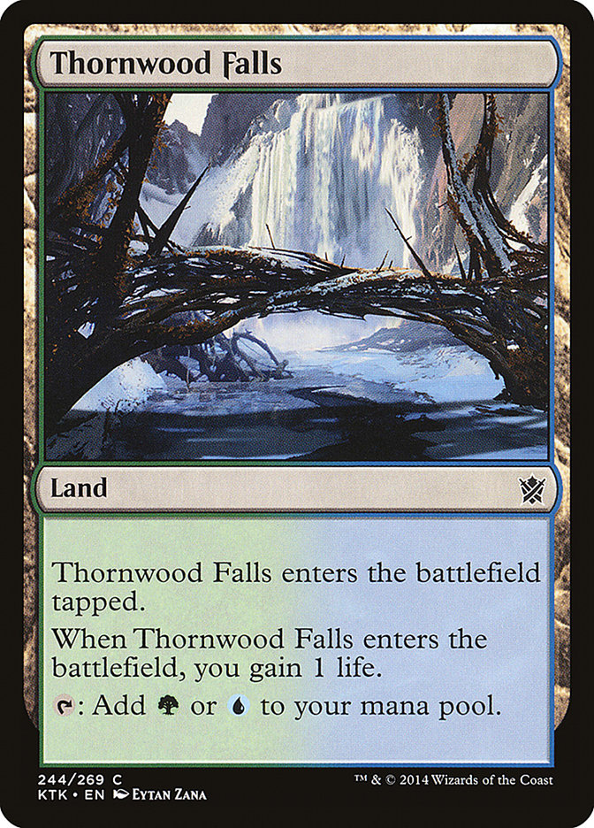 Thornwood Falls [Khans of Tarkir] | Card Merchant Takapuna