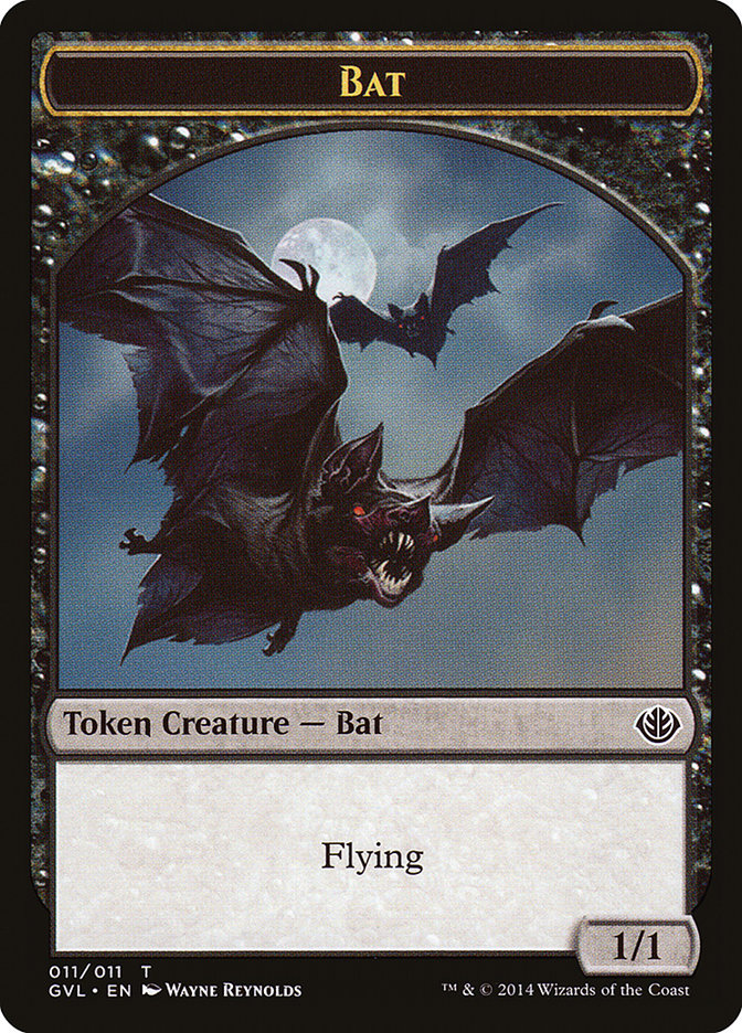 Bat Token (Garruk vs. Liliana) [Duel Decks Anthology Tokens] | Card Merchant Takapuna