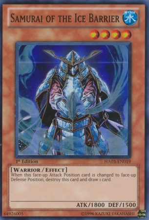 Samurai of the Ice Barrier [HA03-EN019] Super Rare | Card Merchant Takapuna