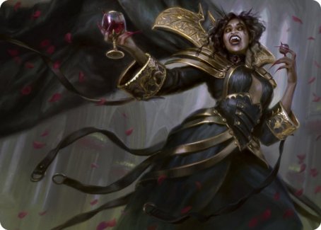 Bloodcrazed Socialite Art Card [Innistrad: Crimson Vow Art Series] | Card Merchant Takapuna