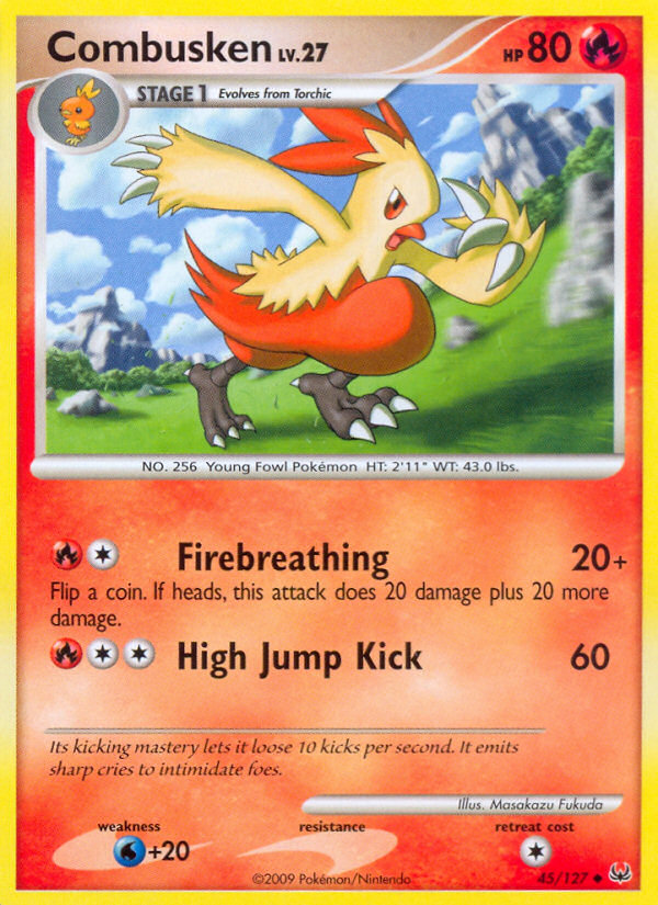 Combusken (45/127) [Platinum: Base Set] | Card Merchant Takapuna