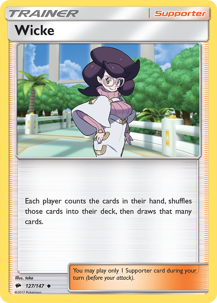 Wicke (127/147) [Sun & Moon: Burning Shadows] | Card Merchant Takapuna