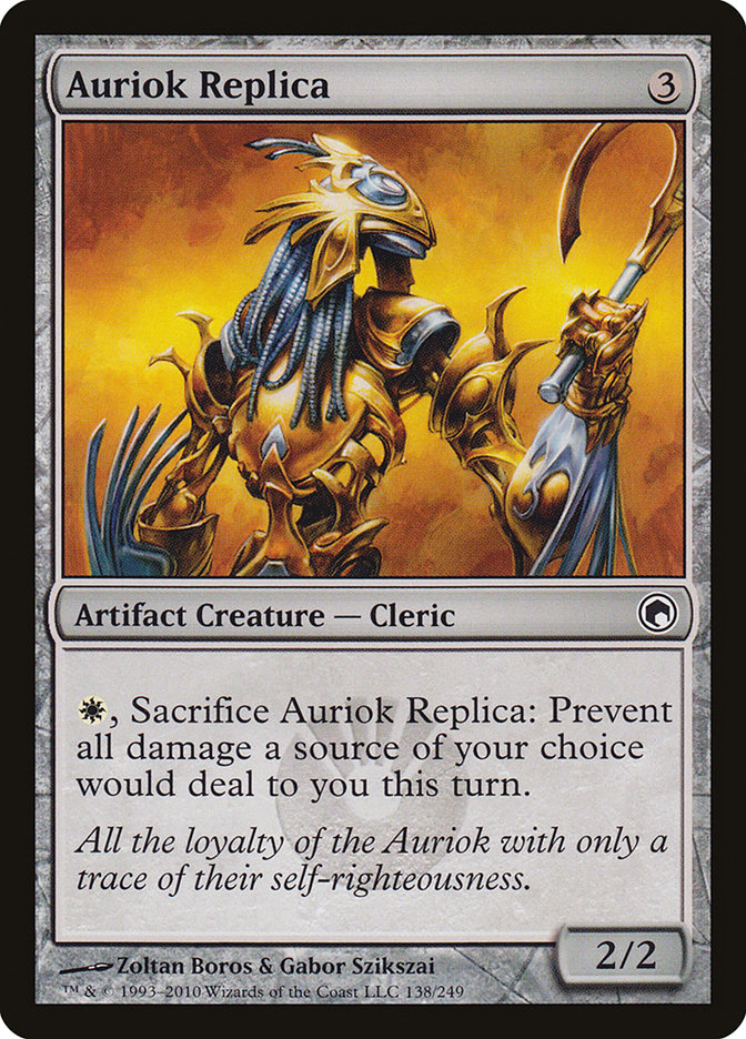 Auriok Replica [Scars of Mirrodin] | Card Merchant Takapuna