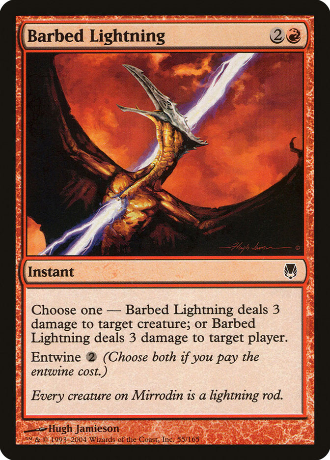 Barbed Lightning [Darksteel] | Card Merchant Takapuna