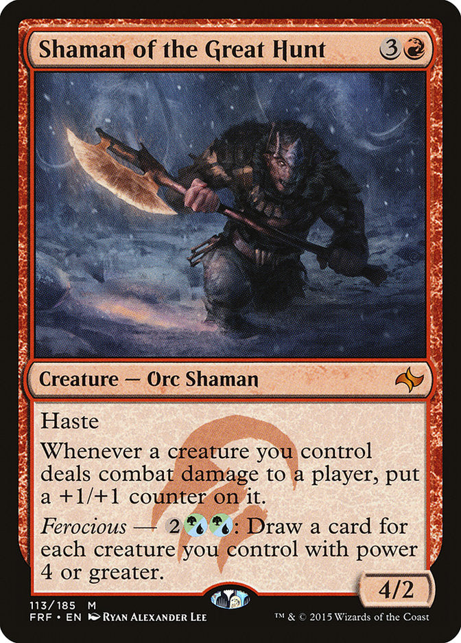 Shaman of the Great Hunt [Fate Reforged] | Card Merchant Takapuna