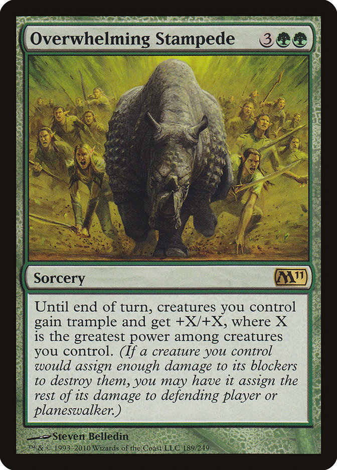 Overwhelming Stampede [Magic 2011] | Card Merchant Takapuna