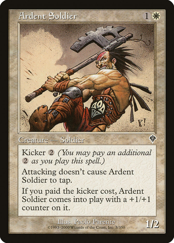 Ardent Soldier [Invasion] | Card Merchant Takapuna