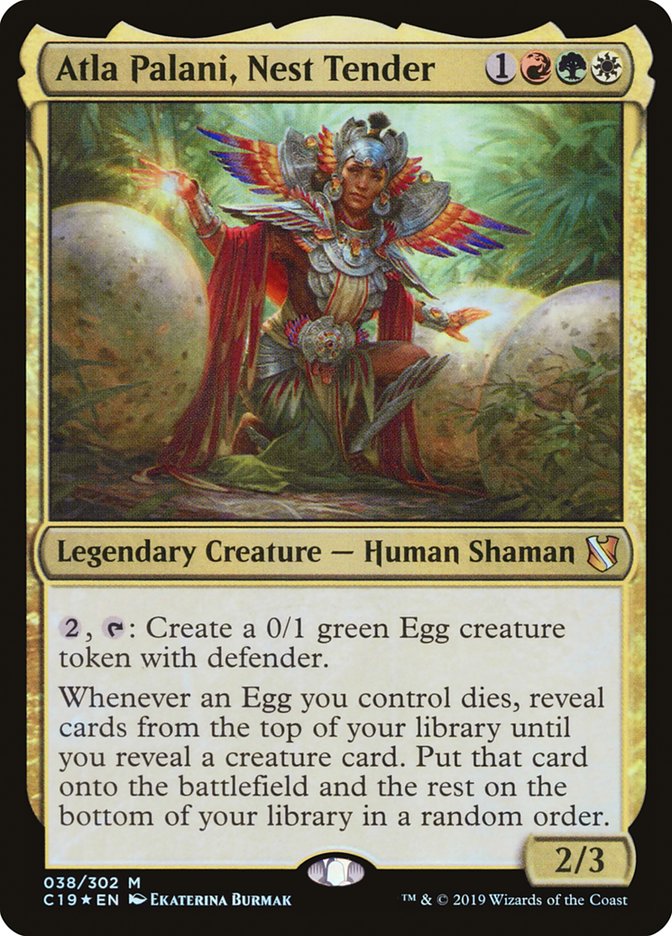 Atla Palani, Nest Tender [Commander 2019] | Card Merchant Takapuna