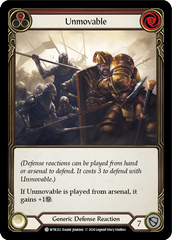 Unmovable (Red) [U-WTR212] (Welcome to Rathe Unlimited)  Unlimited Normal | Card Merchant Takapuna