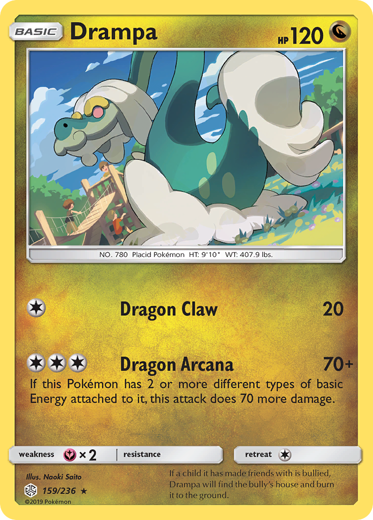 Drampa (159/236) [Sun & Moon: Cosmic Eclipse] | Card Merchant Takapuna