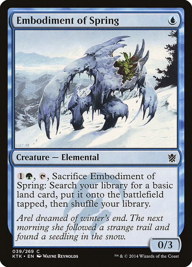 Embodiment of Spring [Khans of Tarkir] | Card Merchant Takapuna