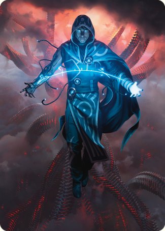 Jace, the Perfected Mind Art Card [Phyrexia: All Will Be One Art Series] | Card Merchant Takapuna