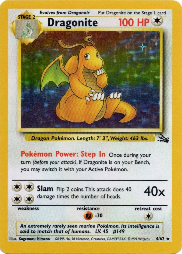 Dragonite (4/62) [Fossil Unlimited] | Card Merchant Takapuna