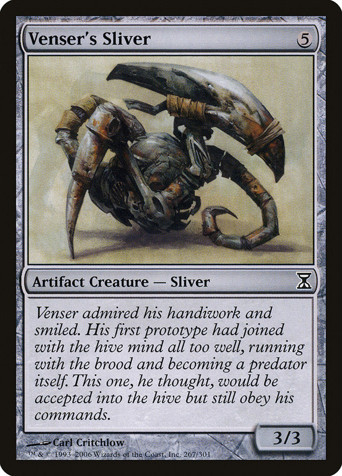 Venser's Sliver [Time Spiral] | Card Merchant Takapuna