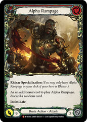 Alpha Rampage [U-WTR006] (Welcome to Rathe Unlimited)  Unlimited Normal | Card Merchant Takapuna