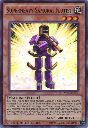 Superheavy Samurai Flutist [SECE-ENS01] Super Rare | Card Merchant Takapuna