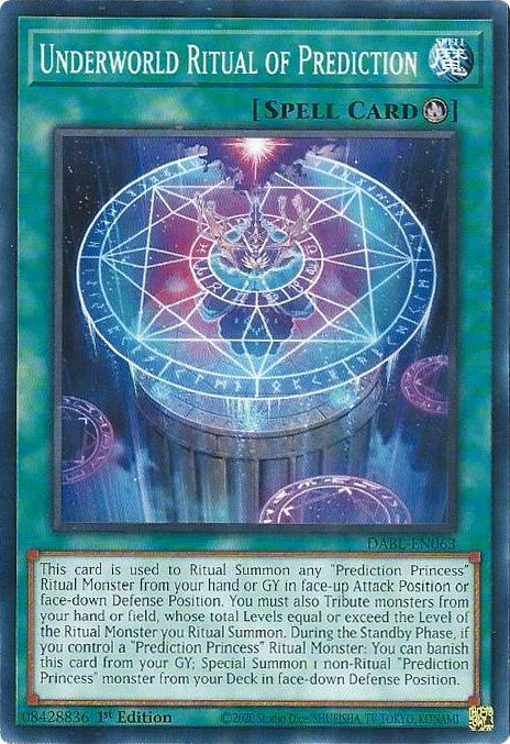 Underworld Ritual of Prediction [DABL-EN063] Common | Card Merchant Takapuna