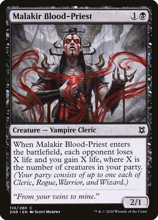 Malakir Blood-Priest [Zendikar Rising] | Card Merchant Takapuna