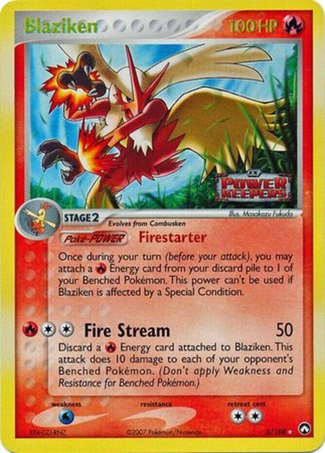 Blaziken (5/108) (Stamped) [EX: Power Keepers] | Card Merchant Takapuna