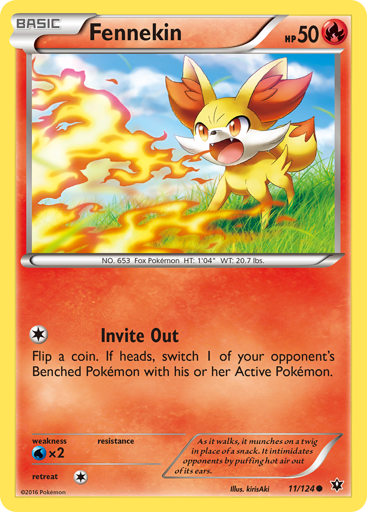 Fennekin (11/124) [XY: Fates Collide] | Card Merchant Takapuna