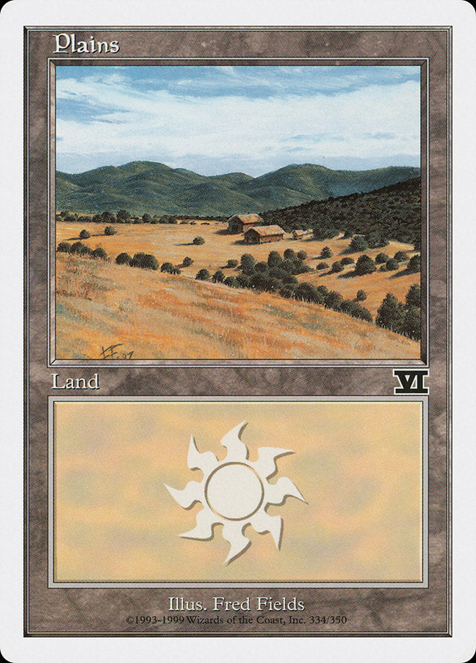 Plains (334) [Classic Sixth Edition] | Card Merchant Takapuna