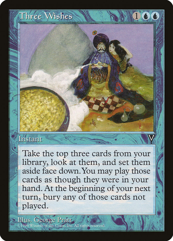 Three Wishes [Visions] | Card Merchant Takapuna