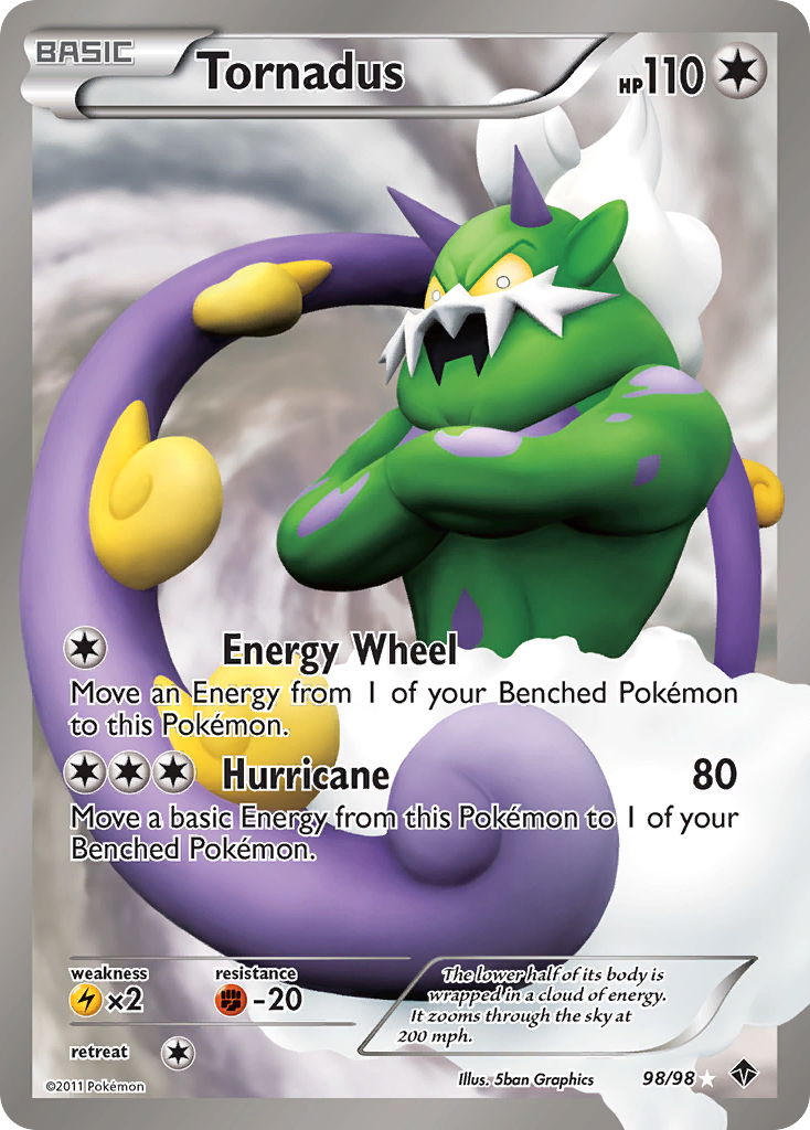 Tornadus (98/98) [Black & White: Emerging Powers] | Card Merchant Takapuna