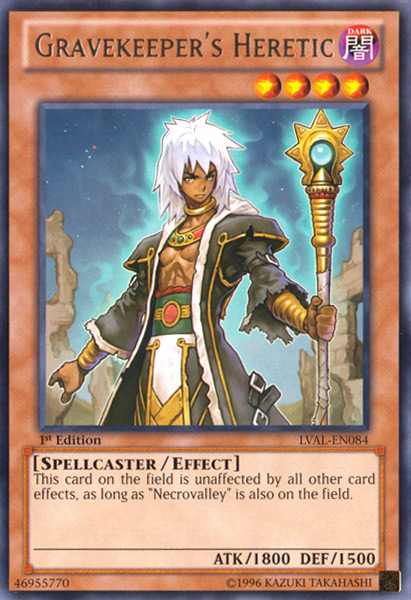 Gravekeeper's Heretic [LVAL-EN084] Rare | Card Merchant Takapuna