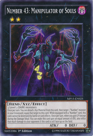 Number 43: Manipulator of Souls [MP15-EN025] Common | Card Merchant Takapuna